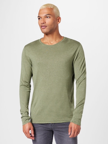 Pullover 'ROME' di SELECTED HOMME in verde: frontale