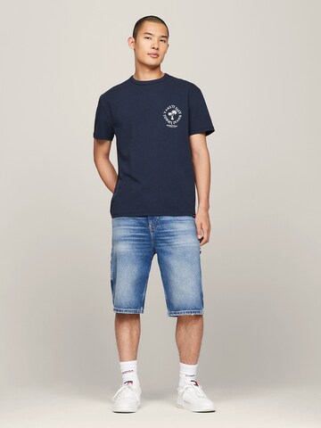 Tommy Jeans T-Shirt 'NOVELTY' in Blau