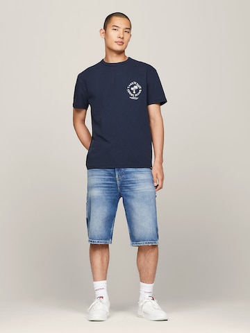 Tommy Jeans T-shirt i blå