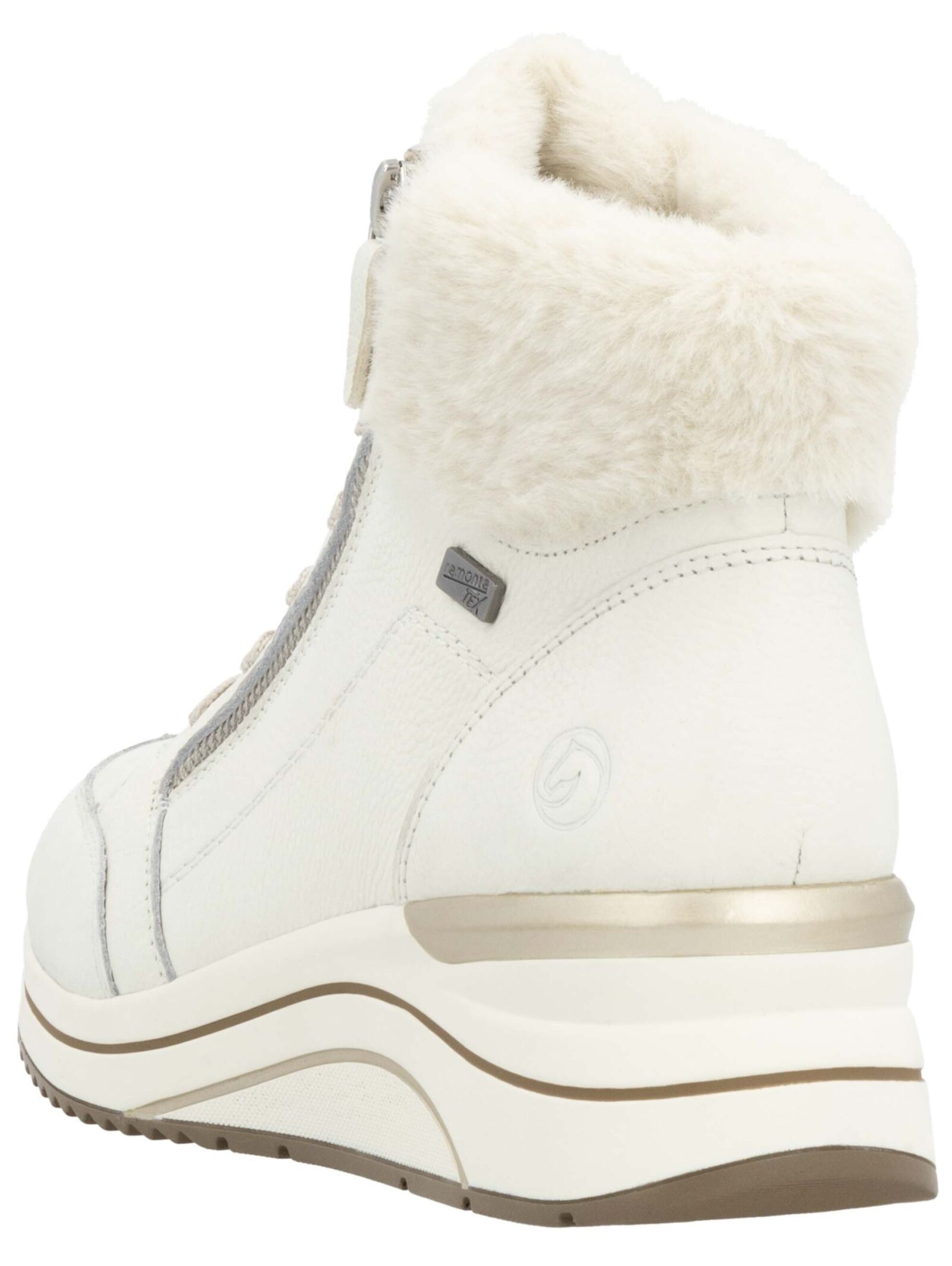 REMONTE Ботинки на шнуровке в Белый