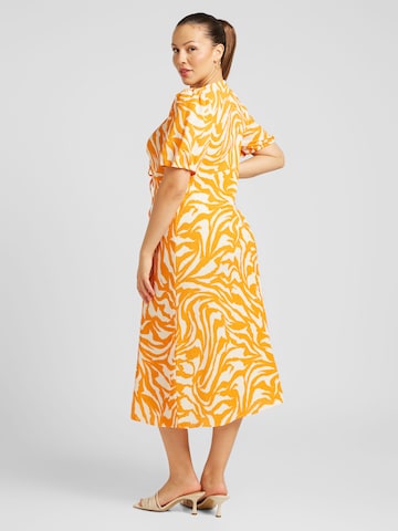 EVOKED Καλοκαιρινό φόρεμα 'LAYA TYA' σε πορτοκαλί