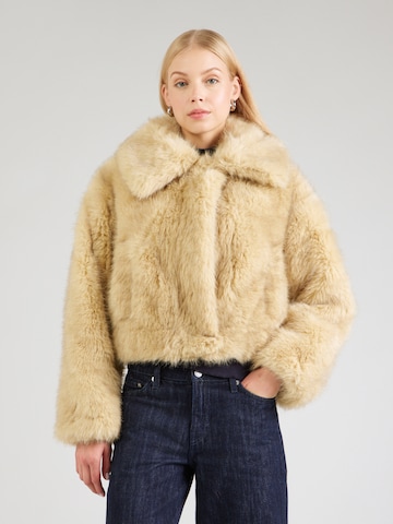 TOPSHOP Зимно яке 'BEA' в жълто: отпред