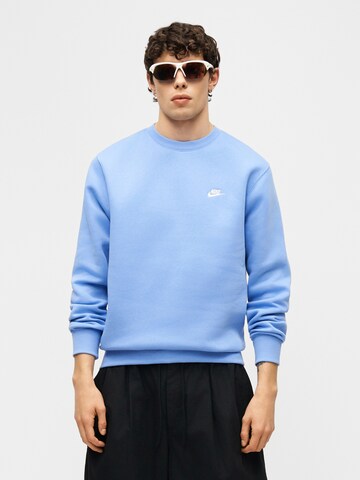 Nike Sportswear Свитшот 'CLUB' в Синий: спереди