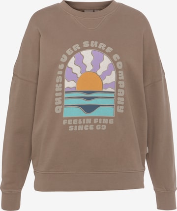 Quiksilver Woman Sweatshirt in Braun: predná strana