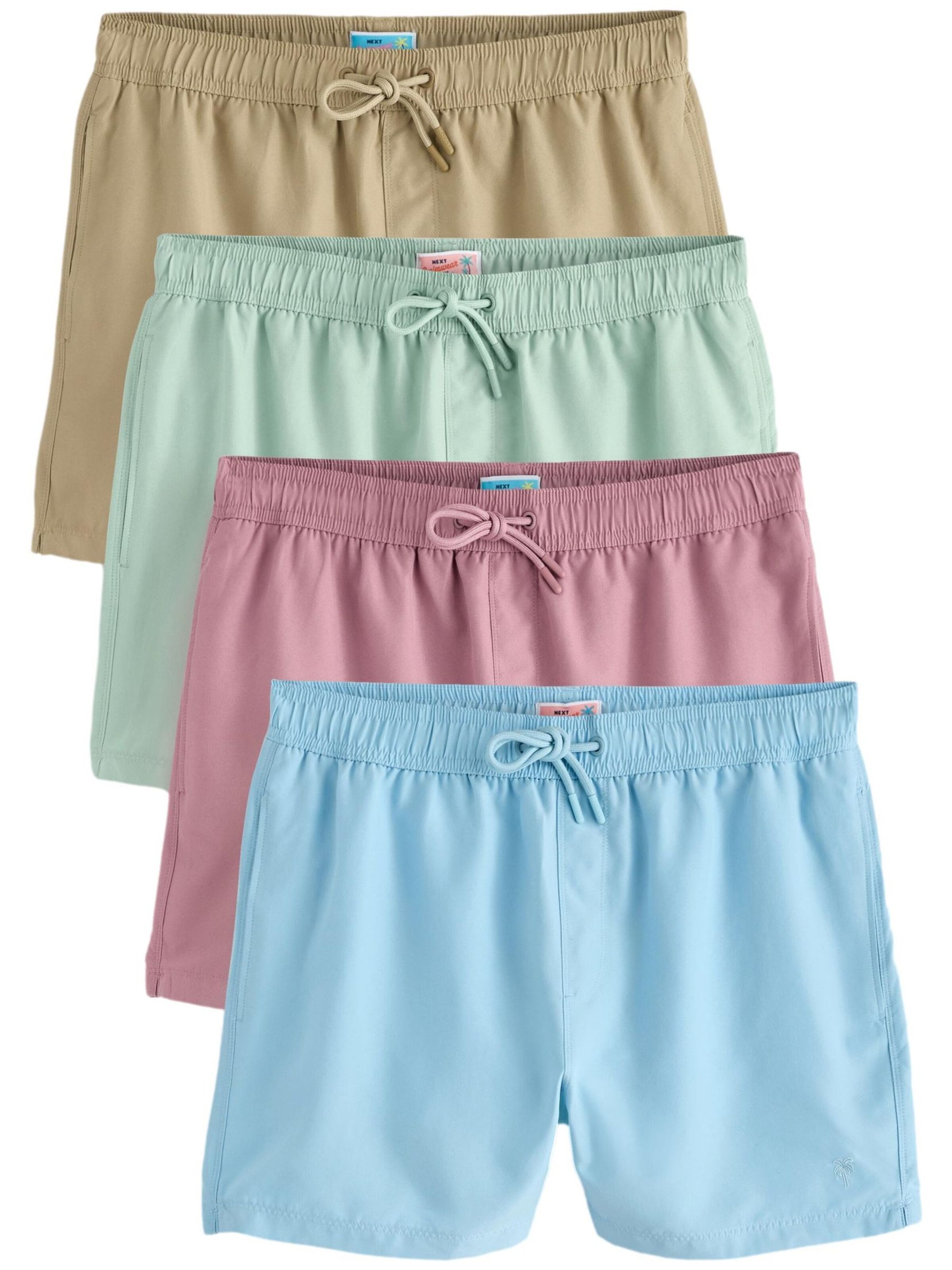 Next Плавательные шорты 'Essential' в Бежевый: спереди