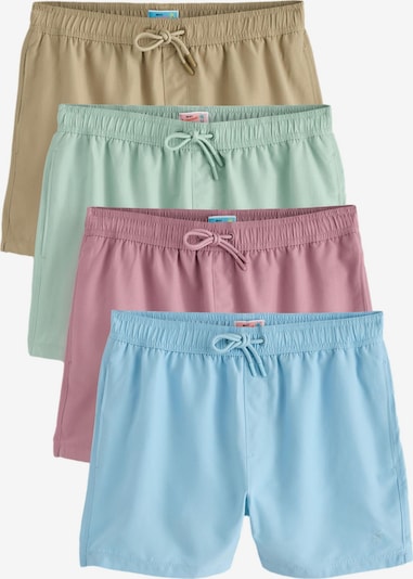 Maudymosi trumpikės 'Essential' iš Next, spalva – tamsi smėlio / dangaus žydra / mėtų spalva / rausvai violetinė spalva, Prekių apžvalga