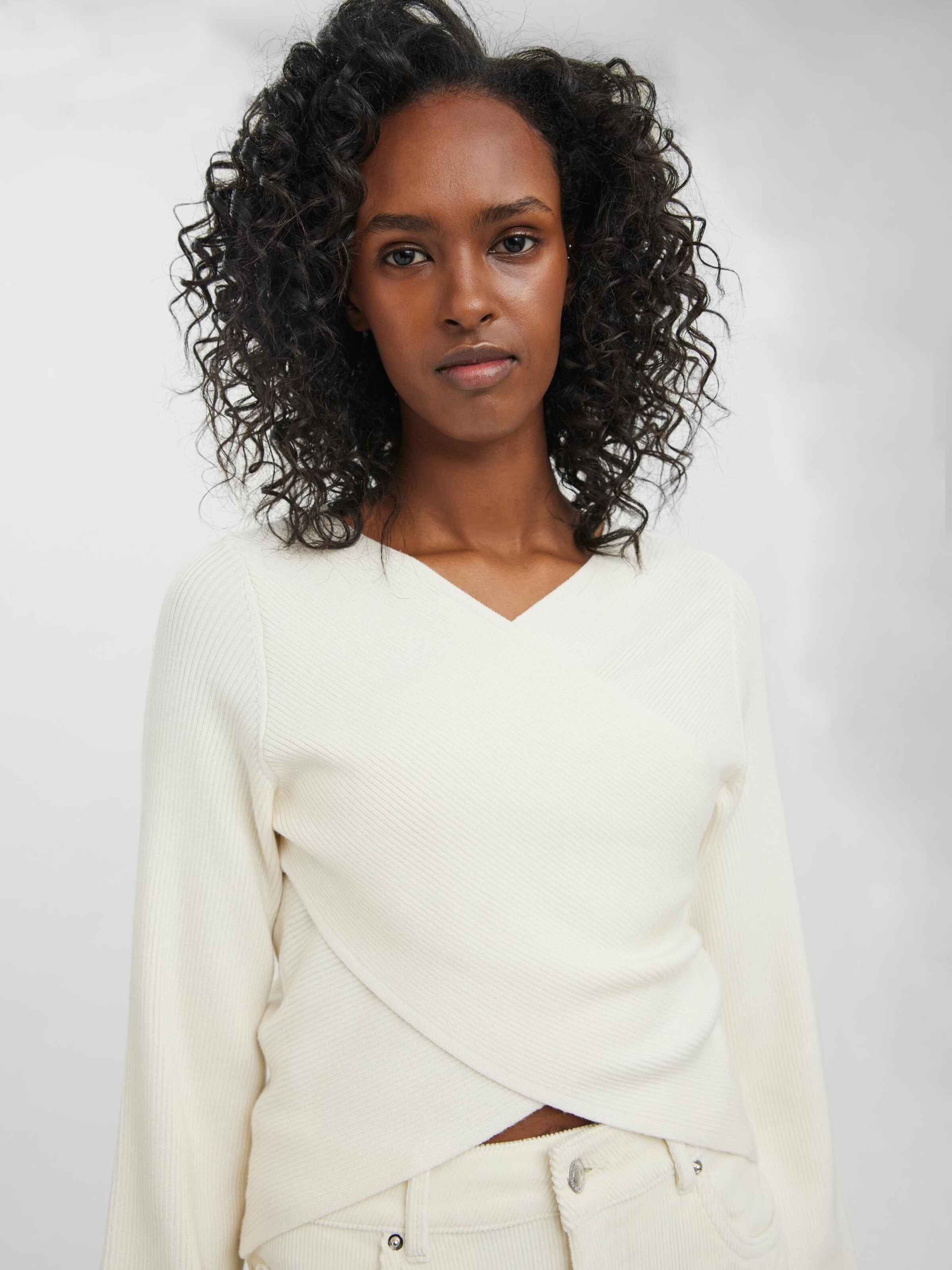 Frauen Blusen & Tuniken VERO MODA Shirt 'Willow' in Hellgrau - YW17638 Frauen Blusen & Tuniken VERO MODA Shirt 'Willow' in Hellgrau - YW17638