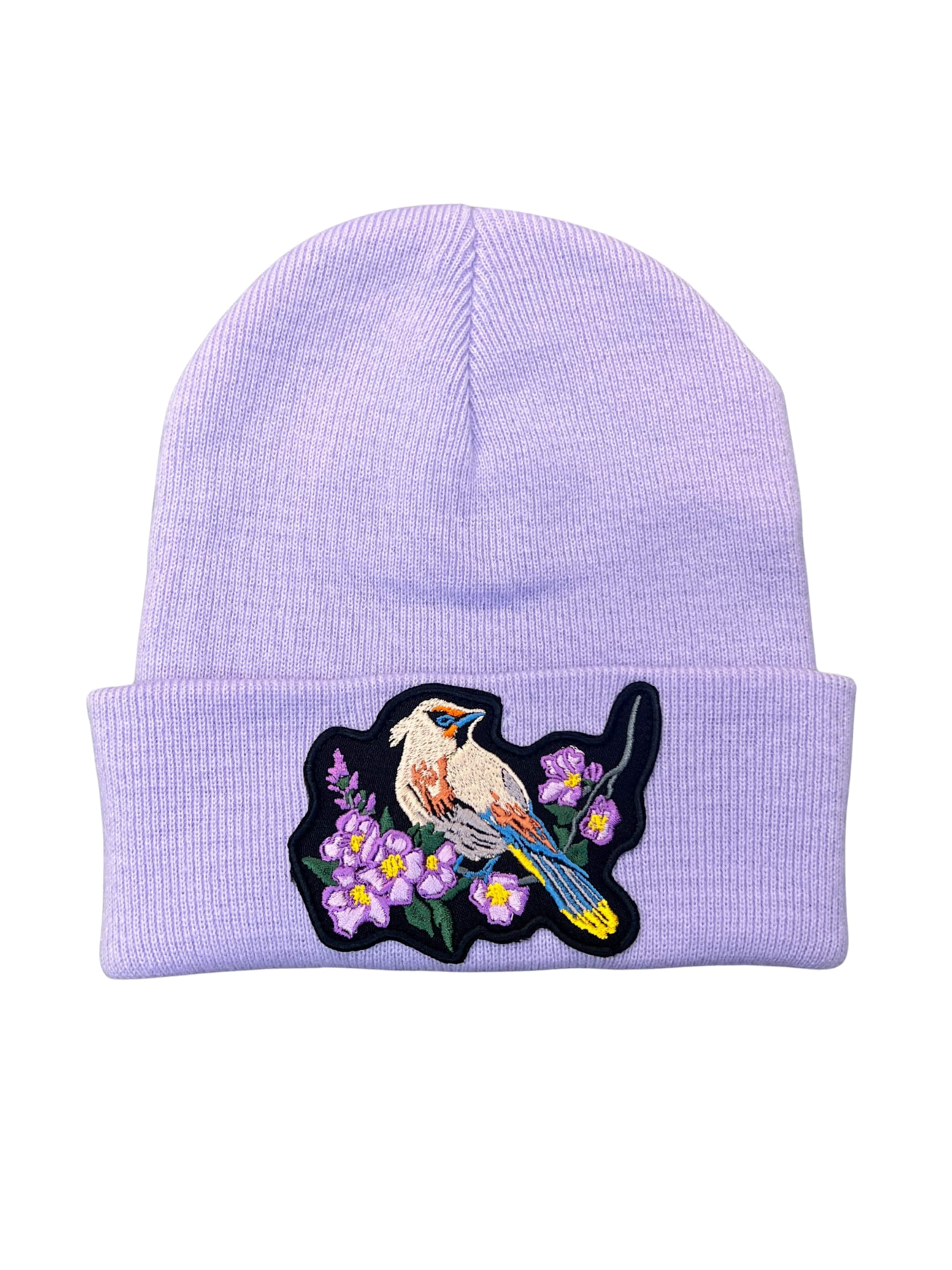 RADADA Hut 'Waxwing Bird'‌‌‌‌‌‌‌ in Lila: Vorderseite