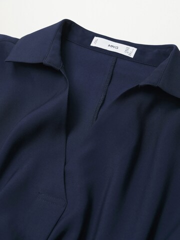 MANGO Blouse 'Bye' in Blauw