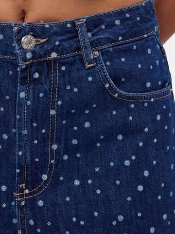 IT'S BASIC Regular Jeans 'POLKA MINI DENIM SHORT'‌‌‌‌‌‌ in Blau