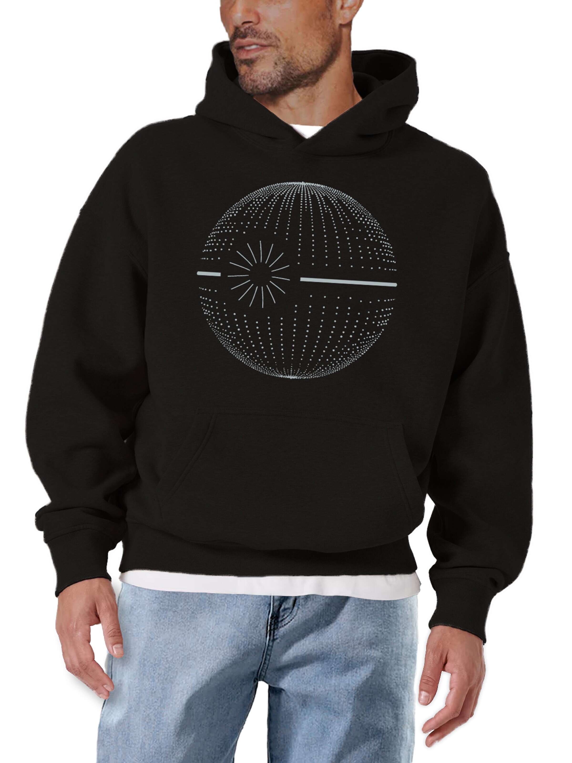 MAKAYA Sweatshirt in Black: front