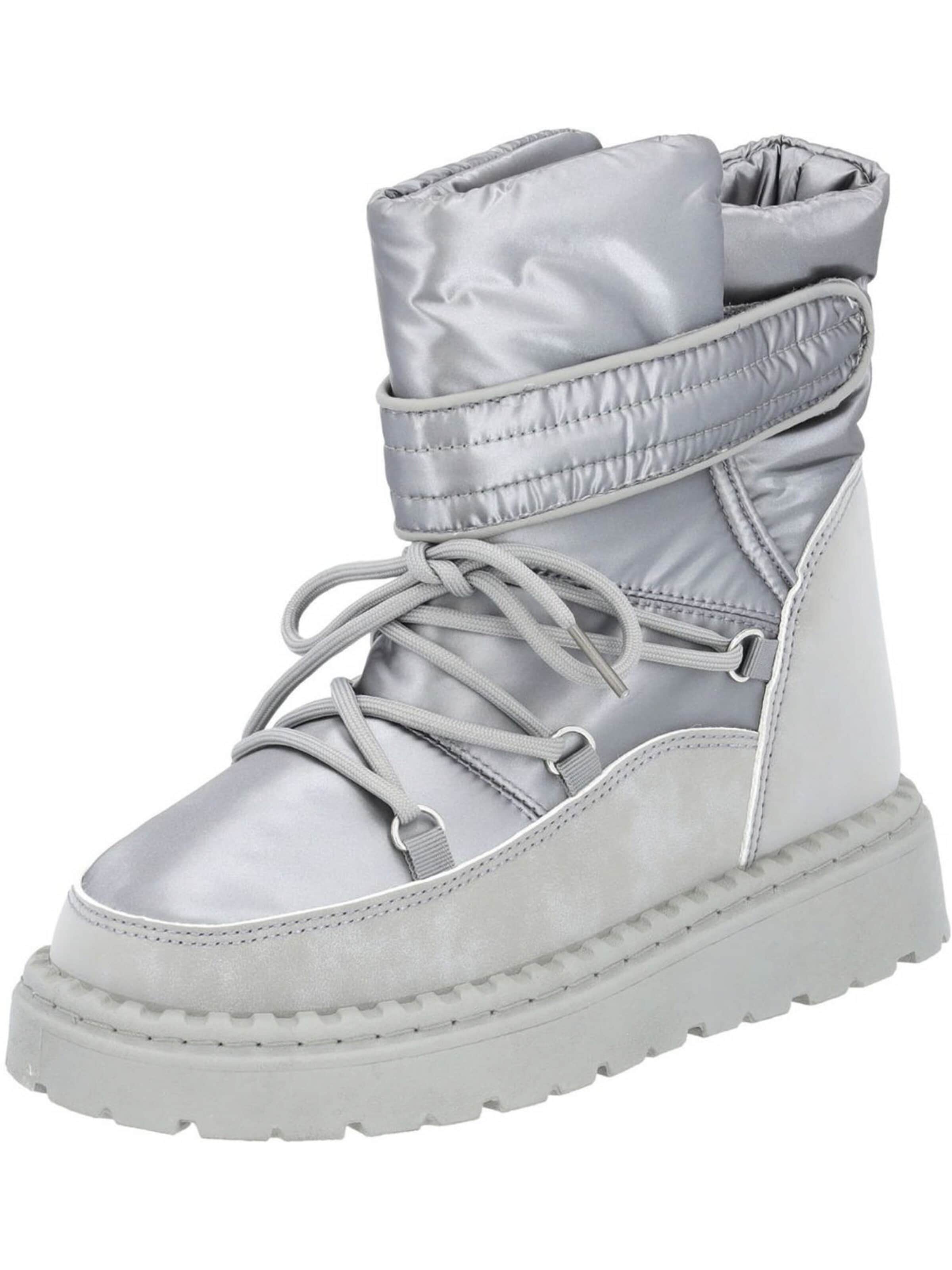 Palado - Botas 'Tizug' en plata: frente