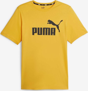 PUMA Performance Shirt 'Essentials' in Yellow: front