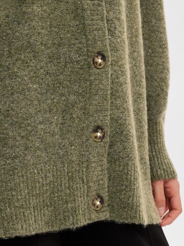 SELECTED FEMME Knit Cardigan 'Maline' in Green