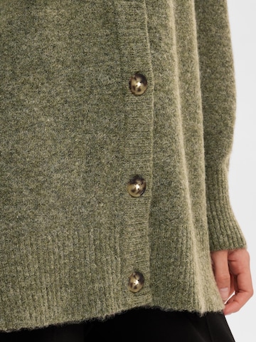SELECTED FEMME Knit Cardigan 'Maline' in Green