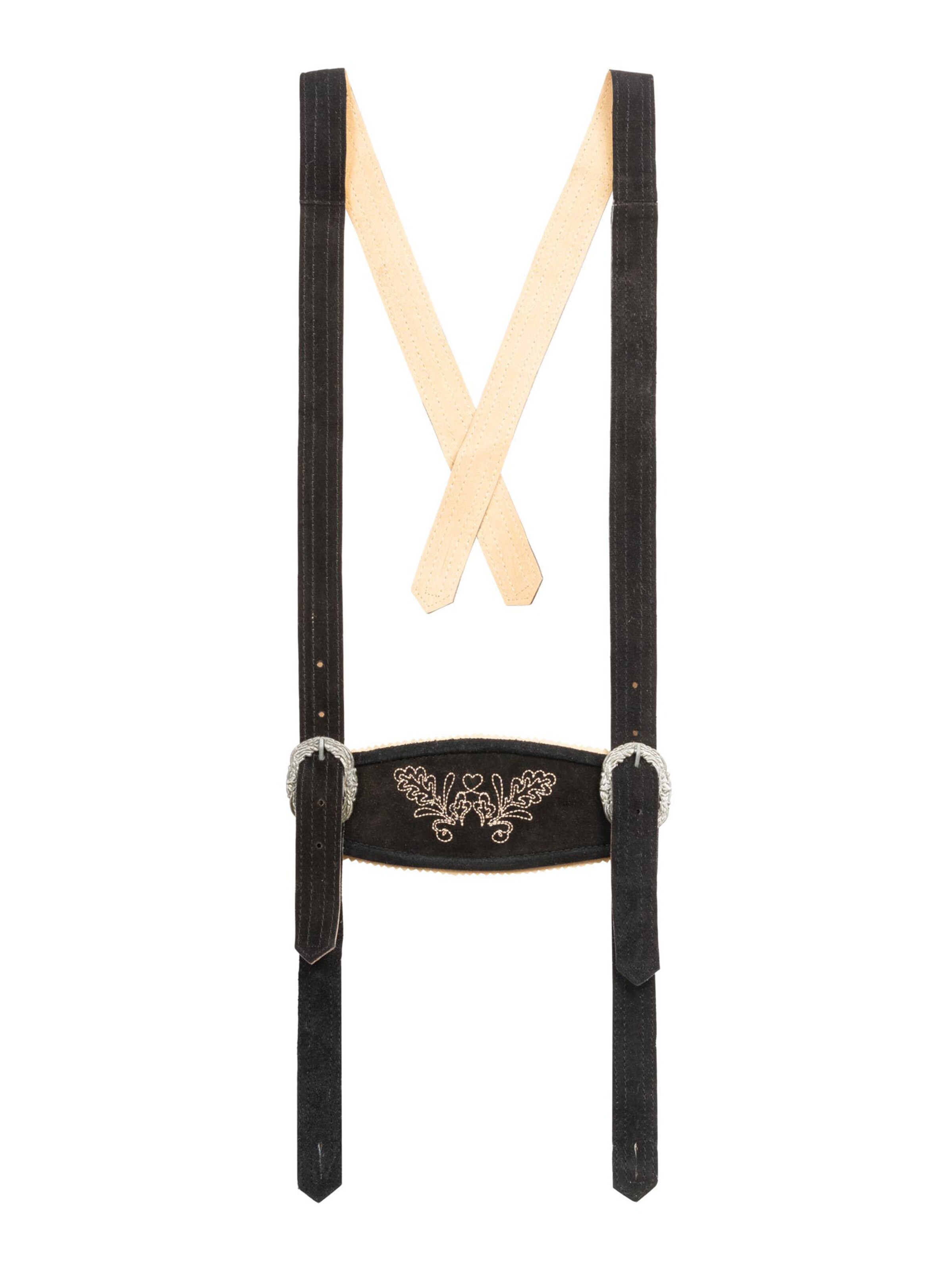 Alessandro Salvarini Regular Klederdracht broek in Zwart