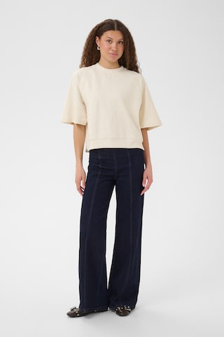 SAINT TROPEZ Sweatshirt 'Sweeney' i hvid