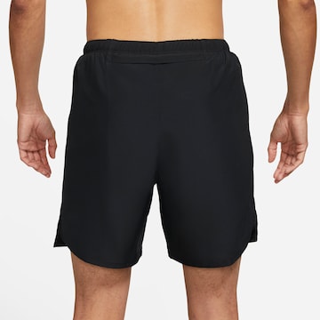 NIKE Regular Workout Pants 'Challenger' in Black