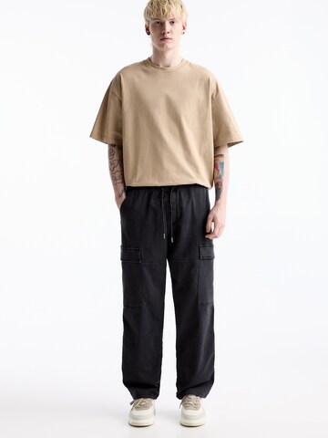 Pull&Bear Loose fit Cargo Pants in Grey