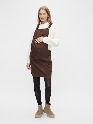 MAMALICIOUS Overall Skirt 'Maci' in Brown