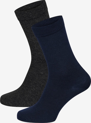 Nur Die - Calcetines ' Wohlig Warm ' en azul: frente