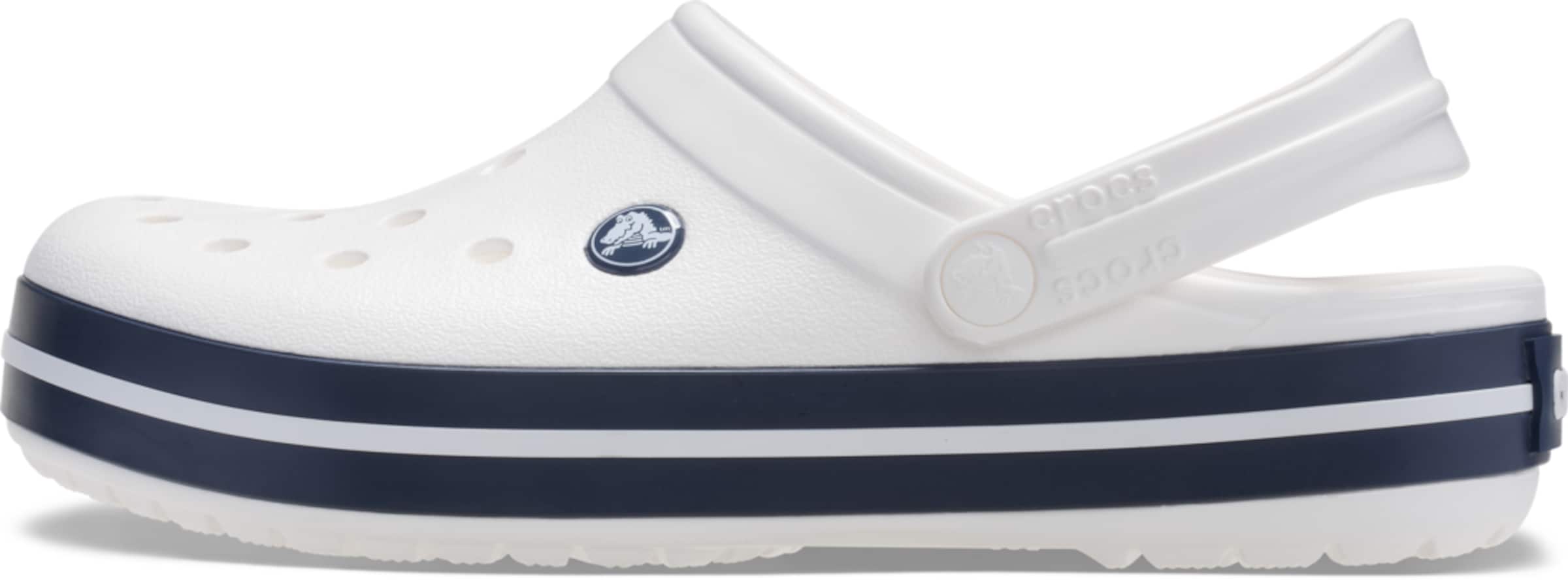 Crocs Otvorená obuv 'Crocband' - Biela: predná strana