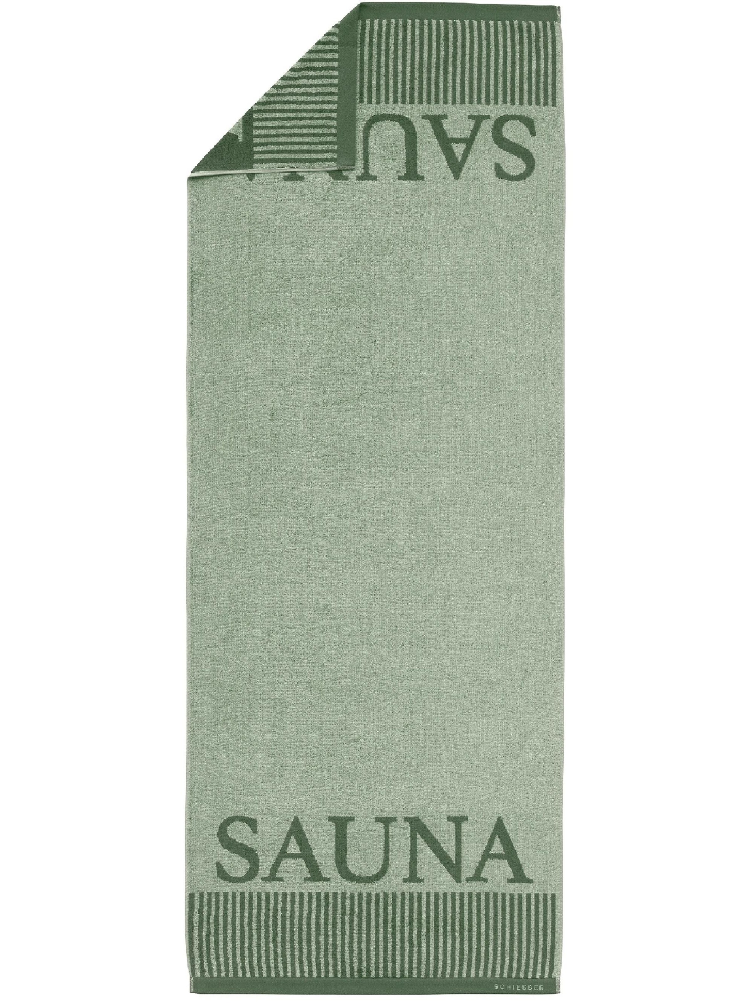 SCHIESSER Towel 'Rom' in Green