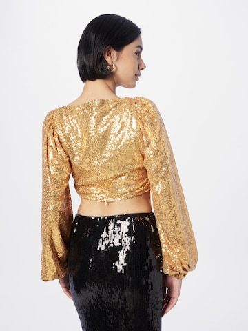 NLY by Nelly Blouse in Gold