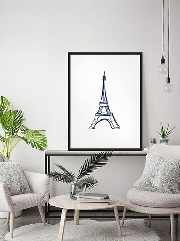 Liv Corday Image 'Eiffel Tower' in White