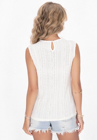 Chemisier IZIA en blanc