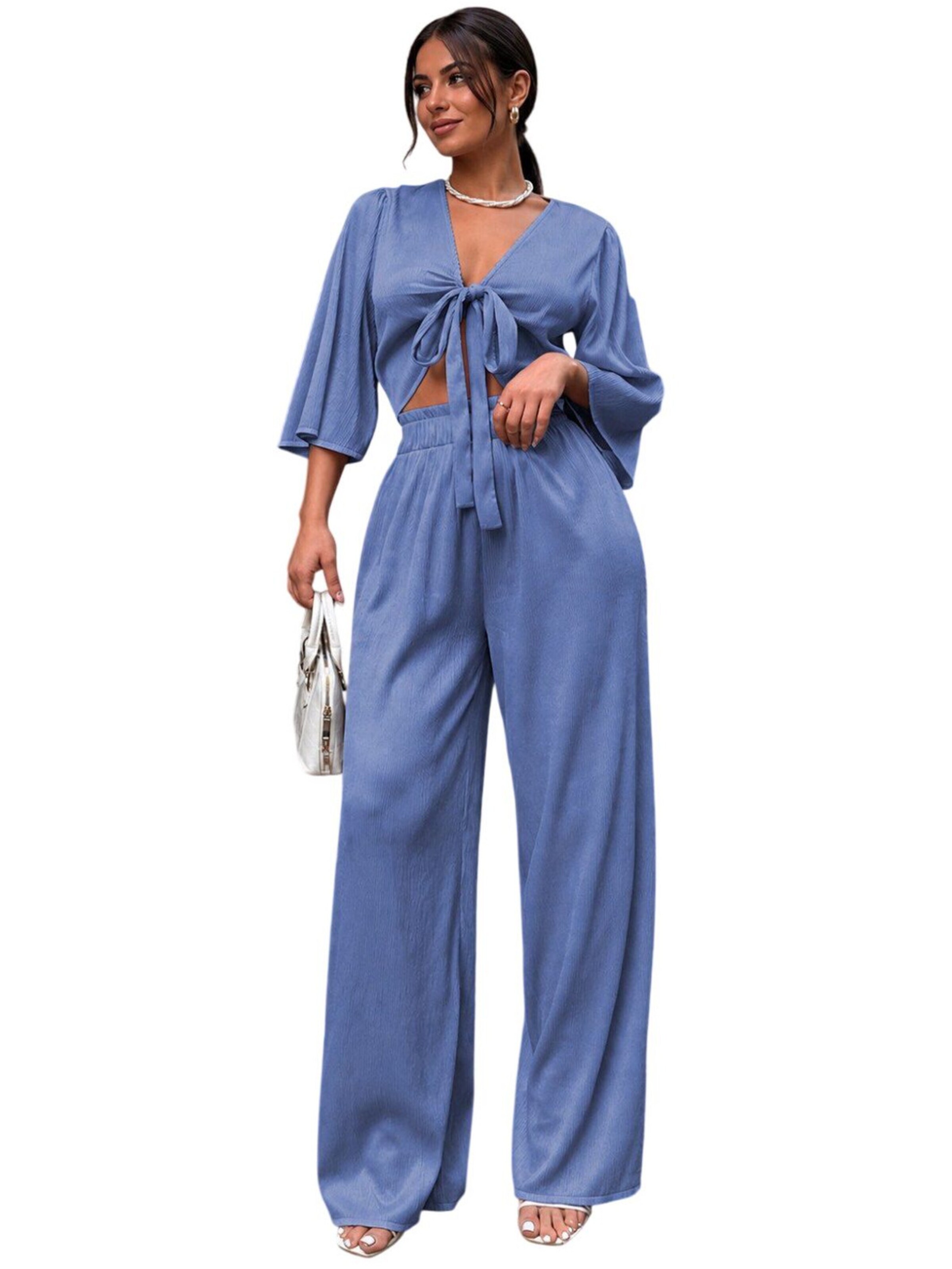 Ocoza Jumpsuit in Blauw