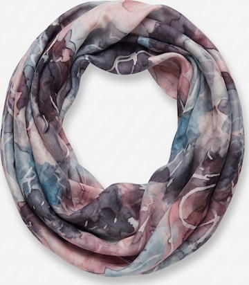styleBREAKER Schlauchschal 'Aquarell Loop Floral' in Pink: Vorderseite