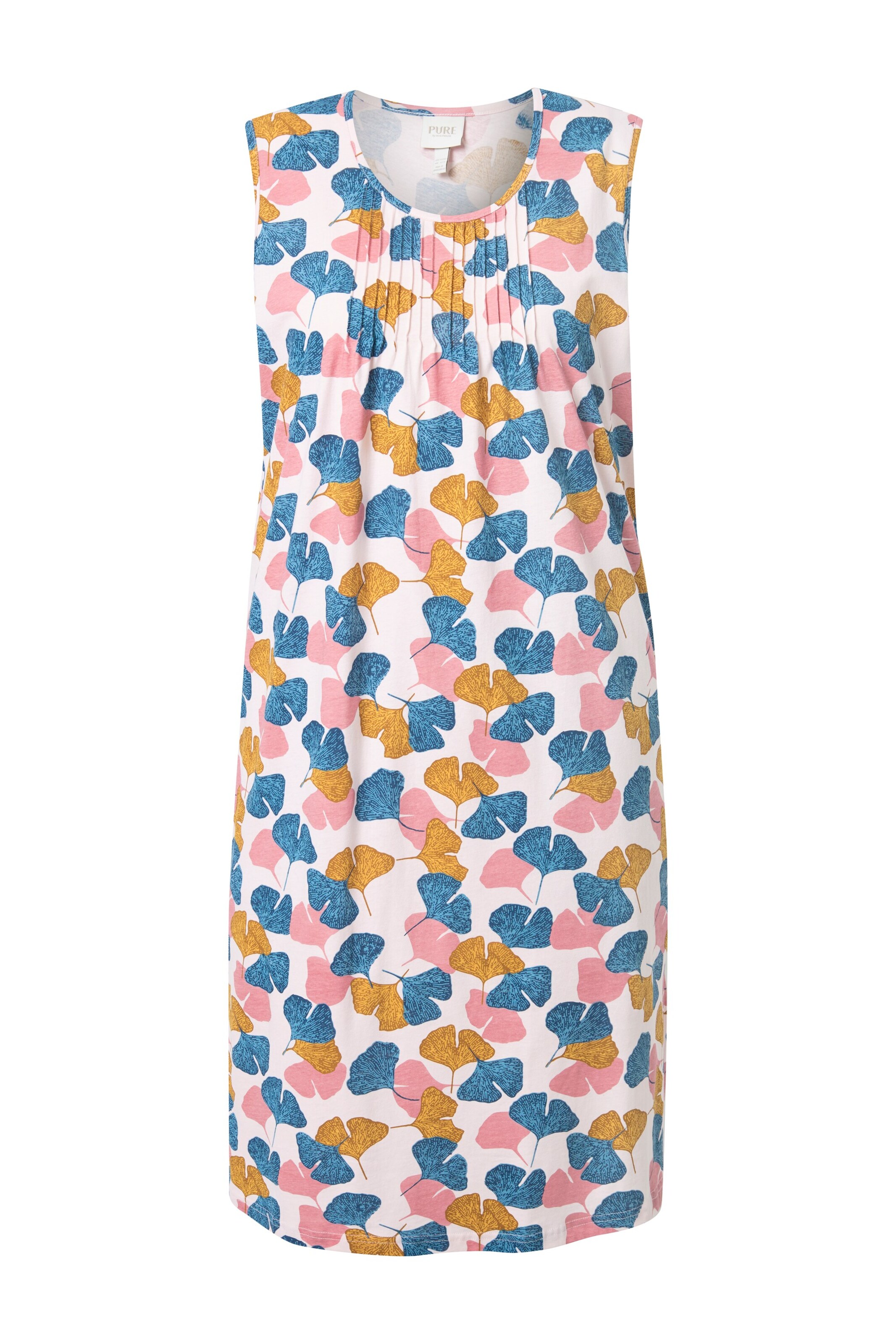 Ulla Popken Pajama shirt in White: front