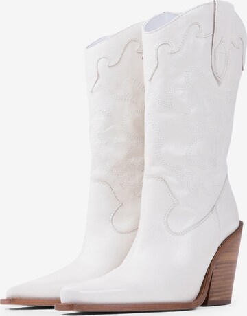 BRONX Cowboy Boots 'Bonderia' in White