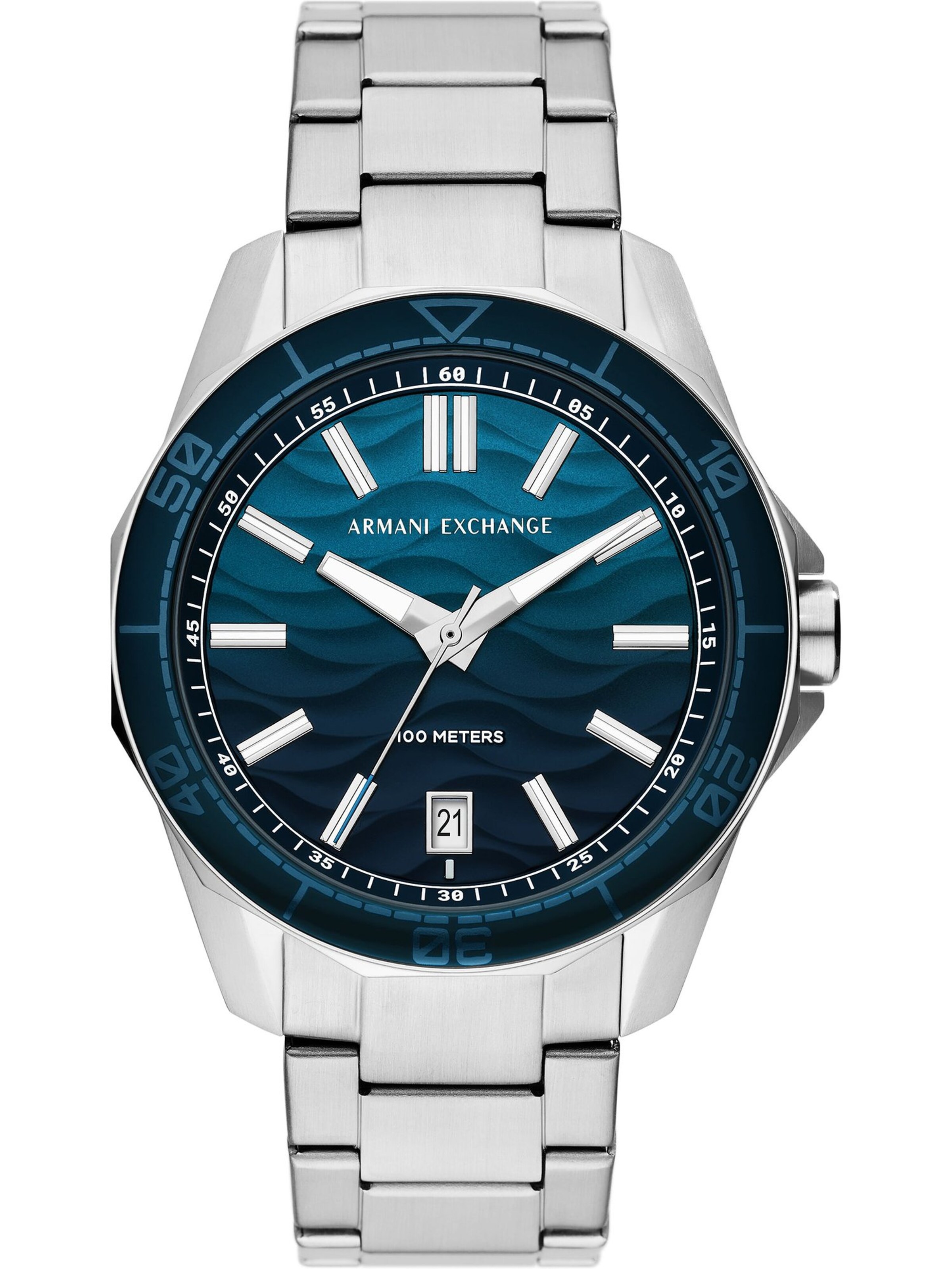 ARMANI EXCHANGE Analog Watch in Silver: front