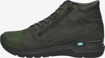 Chaussure à lacets 'Why' Wolky en vert : devant