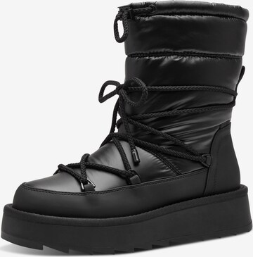 TAMARIS Snowboots in Zwart: voorkant