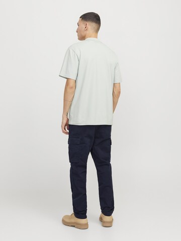 JACK & JONES Tapered Cargobroek 'JPSTAce JJTucker' in Blauw