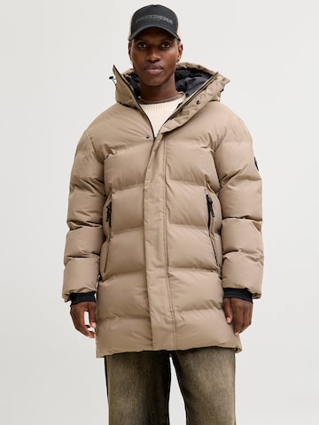 JACK & JONES - Chaqueta de invierno 'JCOFusion' en beige: frente