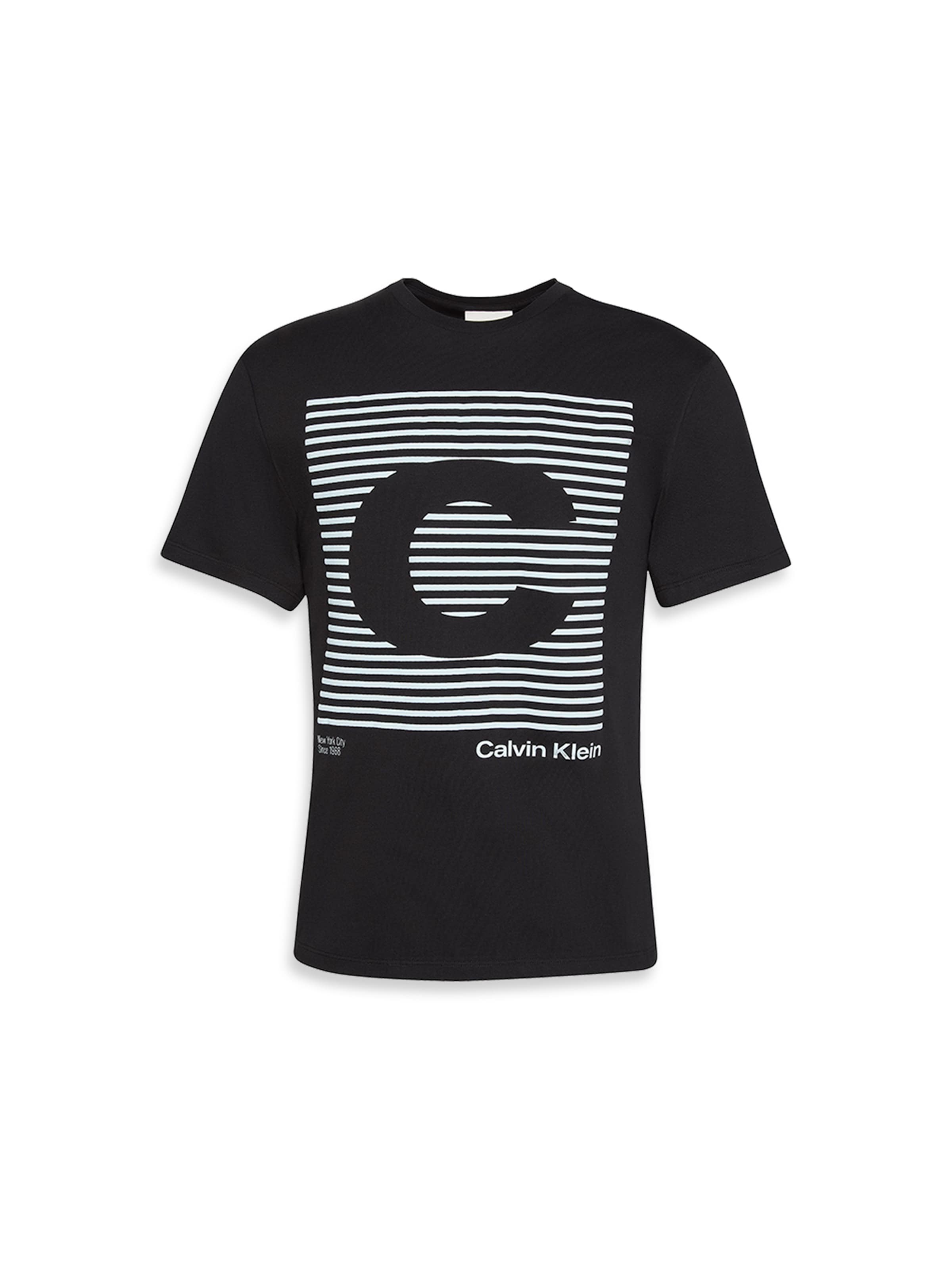 Calvin Klein Jeans Póló - fekete: elől