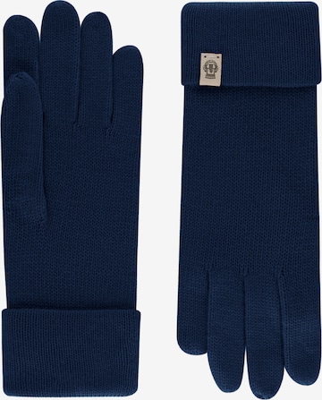 Roeckl Vingerhandschoenen 'ESSENTIALS' in Blauw: voorkant