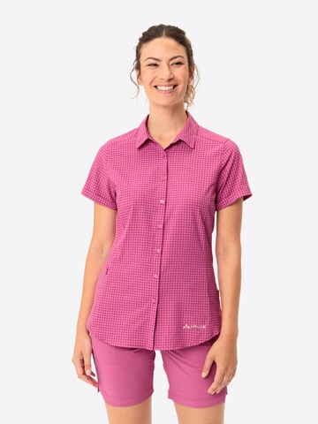 VAUDE Multifunctionele blouse ' Seiland III ' in Roze: voorkant