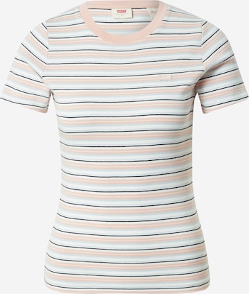 LEVI'S ® Shirt 'SS Rib Baby Tee' in Beige: front