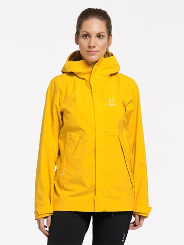 Haglöfs Outdoor Jacket 'Tjärn' in Yellow: front