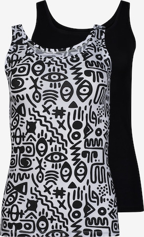 Top di Skiny in nero: frontale