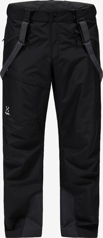Haglöfs Outdoor Pants 'Lumi Loose' in Black: front