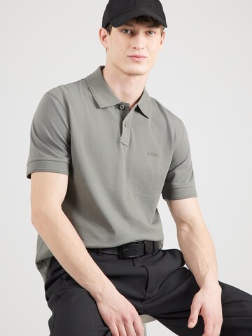 T-Shirt BOSS en gris : devant