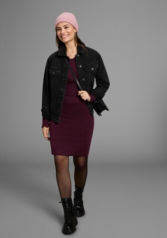 LAURA SCOTT Strickkleid in Rot