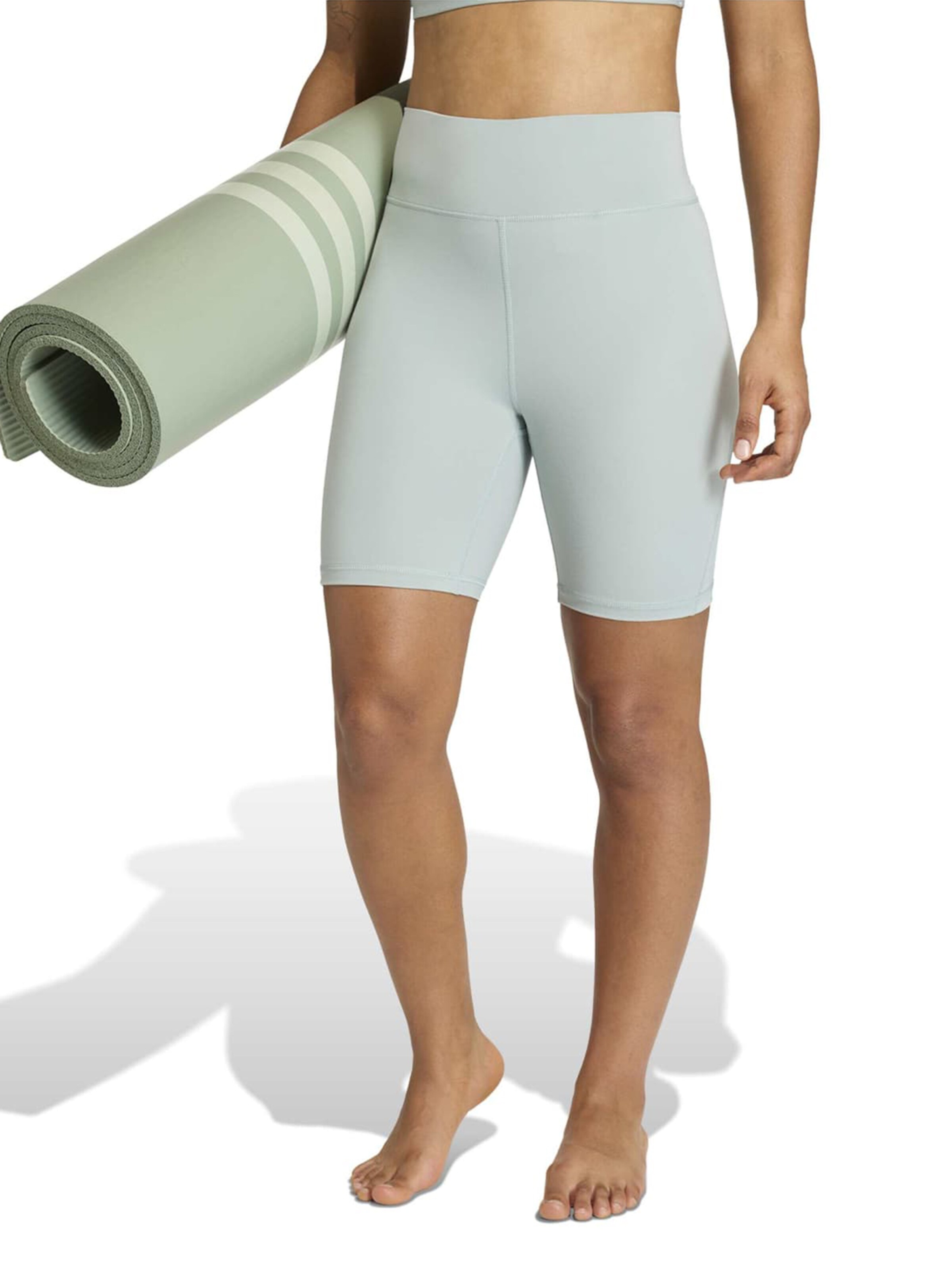 ADIDAS PERFORMANCE Skinny Παντελόνι φόρμας 'All Me Ess' σε πράσινο: μπροστά