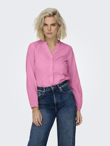 Camicia da donna 'ALFIE' di ONLY in rosa: frontale